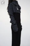 Marc Le Bihan Shoulder Sweater 2733 France Handmade MLB-2733-HUI GREY